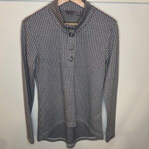 Merrell Women’s Indira Snap Placket Pullover Long Sleeve Shirt Hiking Size M